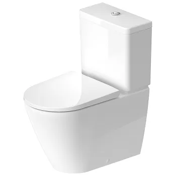 Унитаз моноблок Duravit D-Neo 20020900001 с WonderGliss, белый