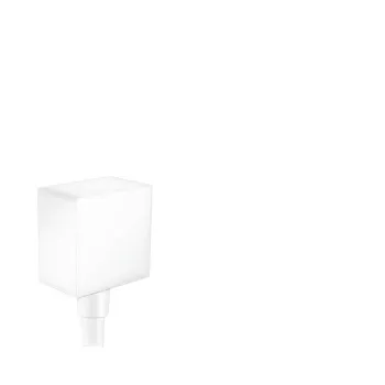 Шланговое подключение Hansgrohe Fixfit Square 26455700, белый матовый