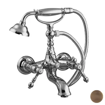 Смеситель для ванны внешнего монтажа Fima Carlo Frattini Epoque с душевым комплектом, бронза F5054BR