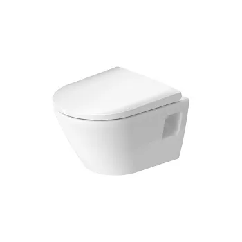 Унитаз подвесной Duravit D-Neo 45870900A1 (2587090000+0021690000) укороченный, в комплекте с сиденьем 0021690000