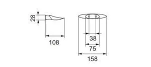 Мыльница металлическая Keuco 3854010000