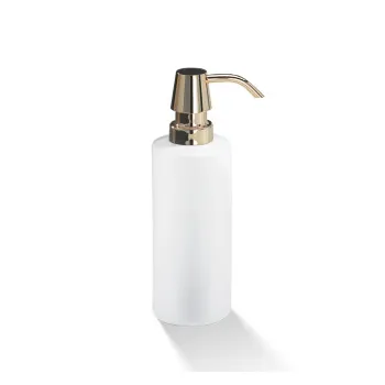 Дозатор для мыла Decor Walther DW 480 настольный, фарфор, белый/золотой 820452