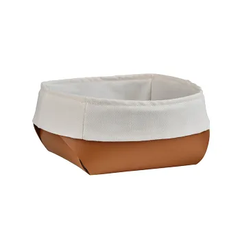 Корзина для хлеба ADJ 20x20xH9, коньяк/бордо 0037.09/30