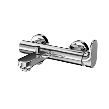 Смеситель для ванны OLE настенный с переключением ванна/душ Kerama Marazzi хром 69440KM.21.018