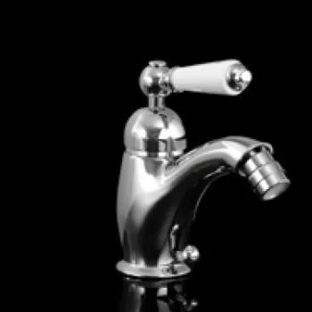 Смеситель для биде Devon&Devon Dandy на 1 отв. ручка белая хром MARF57CR