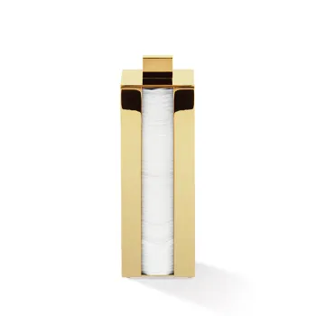 Диспенсер ватных дисков Decor Walther Cube DW 3680 настольный, золото 851120