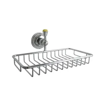 Полочка-решетка прямоугольная Nicolazzi Onice хром 1493CR09O