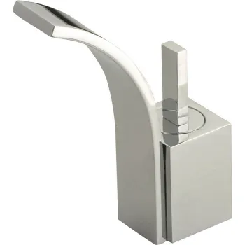 Смеситель для биде Cisal Wave однорычажный, на 1 отверстие с донным клапаном, хром WA00055221 Акция