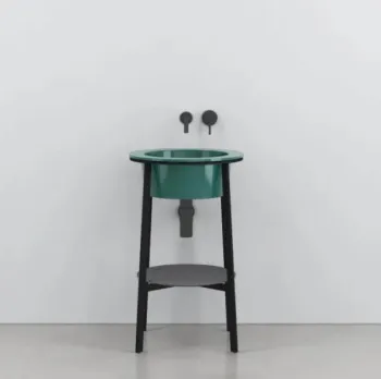 Раковина встраиваемая Cielo I Catini Catino Tondo CALAT SM 50 см зеленый