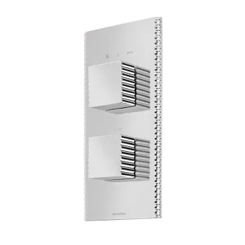 Внешняя часть встраиваемого термостатического смесителя для душа Stella Casanova IS3296 P.V. с переключателем на 2 выхода, хром CS 06013 CR00