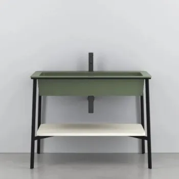 Раковина встраиваемая Cielo I Catini Catino CALARSF AG 110 см зеленый