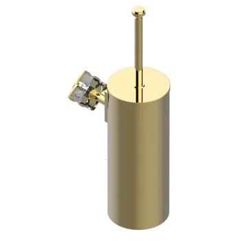 Ёршик для унитаза THG Petale De Cristal Clair U6A-F01-4720C полированное золото