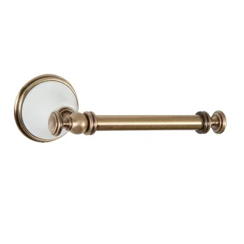 Держатель для туалетной бумаги Tw Harmony 019, белый/бронза TWHA019bi/br