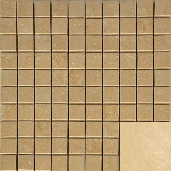Мозаика Casalgrande Padana Marte Levigato Crema Marfil Mosaico Su Rete 2.5x2.5 30х30