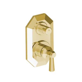 Внешняя часть встраиваемого смесителя для ванны Stella Eccelsa 3254MC P.V. с авт.переключателем, золото 24К EC 01405 AU00