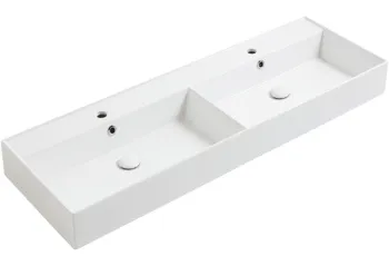 Раковина подвесная Simas Agile AG141D bi*2 141 см белый