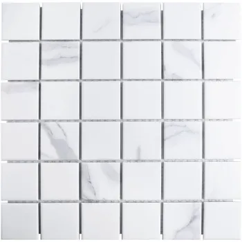 Керамическая мозаика Starmosaic 5х5 см 48x48 Carrara Matt (pmwb82223) 306x3066 шт