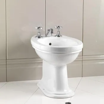 Биде напольное Devon&Devon Rose на 1 отв. под смеситель белое IBBID1FROSE