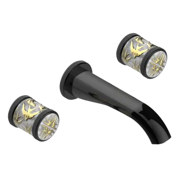 Смеситель для раковины THG Hirondelles Gold Stamped A4L-F33-40GB brown bronze color pvd