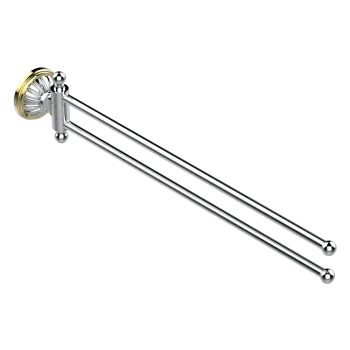 Полотенцедержатель THG Mandarine Metal U1A-G02-522 хром/золото