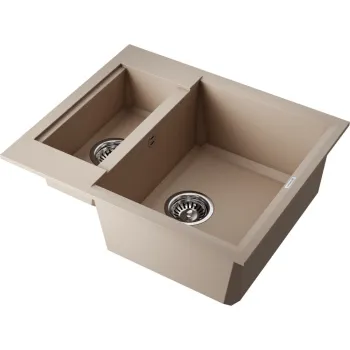 Мойка кухонная Omoikiri Sakaime 60-2-SA бежевая 4993910