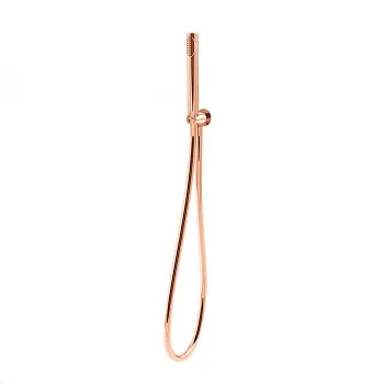 Душевой комплект с ручным душем Stella Sirius держателем с подводом воды и шлангом, Copper satinato PVD UN 03121 PV11