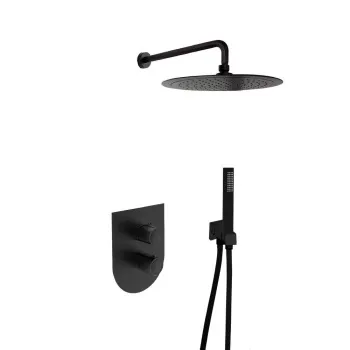 Смеситель для душа Ramonsoler Urban Chic встраиваемый термостатический с тропическим и ручным душем K2187011NM