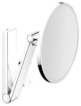 Косметическое зеркало с подсветкой Keuco Ilook_move 21 17612019002 увеличение х5, хром