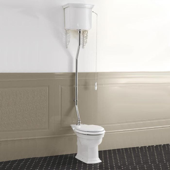 Бачок подвесной Devon&Devon Westminster Old IBCAWES (старый вариант с плаcтиной) высокий, без механизма слива и патрубка