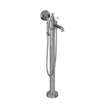Ручки для смесителей Burlington матовые черные (пара), хром ARC66 CHR