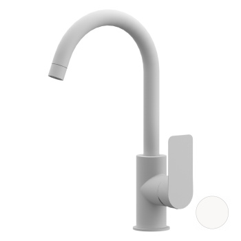 Смеситель для кухни Remer Infinity  белый матовый I72BO