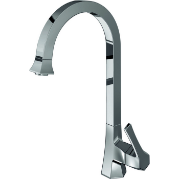 Смесители для кухни Cisal Kitchen однорычажный, на 1 отверстие для кухни,с поворотным изливом 199 мм, хром CE00053021