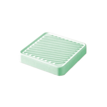 Мыльница Artceram Cartesio 18х18, настольная, керамическая, зеленый глянцевый CAC001 35 00