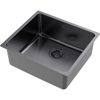 Мойка кухонная Omoikiri Tadzava 49-U GM вороненая сталь 4993076