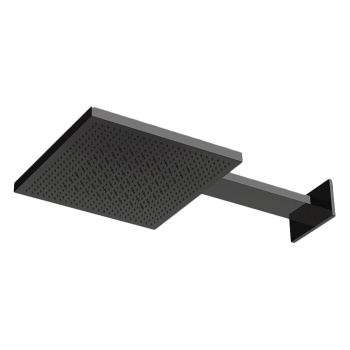 Верхний душ Almar 30х30, 2 режима, с настенным держателем, черный металл брашированный pvd E044277.AB