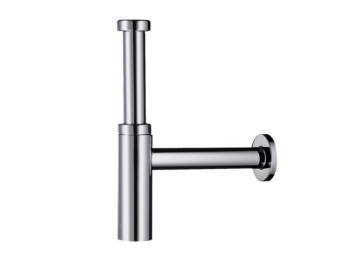 Дизайнерский сифон hansgrohe Flowstar S 52105340 шлифованный черный хром
