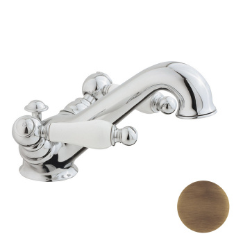 Смеситель для раковины Cisal Arcana Toscana TS00051027 Акция бронза