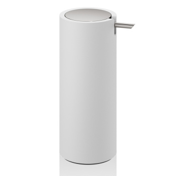 Дозатор для мыла Decor Walther Stone 972355 белый матовый / сталь матовая