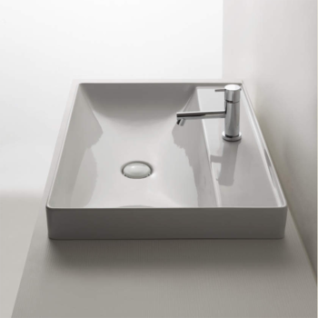 Раковина Globo T-Edge 61х46х14 см, 1 отв., белый B6R62.BI*1