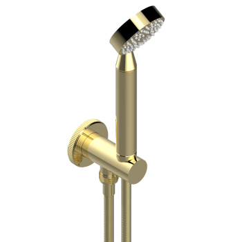 Душевой комплект с ручным душем THG Hirondelles Gold Stamped A4L-F30-54 soft gold