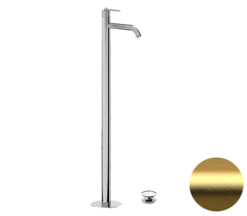 Смеситель для раковины Daniel Brooklyn BY688DP золото брашированное