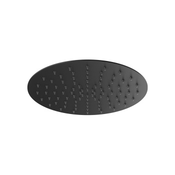 Верхний душ Plumberia Selection d.250 из нерж.стали,встроенный клапан безопасности, поворот.крепление, антикальций, 2, черн.матов., SAT3174NO