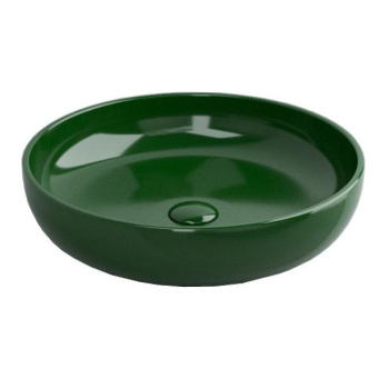 Раковина накладная Cielo Shui SHBA45 AL 45 см зеленый