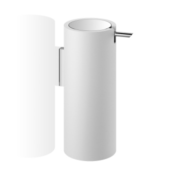 Дозатор для мыла Decor Walther Stone 972254 белый / хром