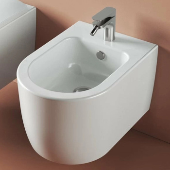 Биде подвесное Artceram Monet 36х52, 1 отв., белый матовый MNB001 05 00
