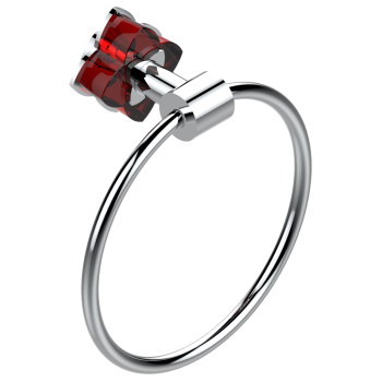 Полотенцедержатель THG Petale De Cristal Rouge U6C-A02-504N хром