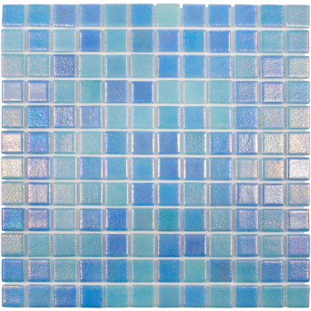 Мозаика на сетке Vidrepur Shell Mix Blue 551/552 м2