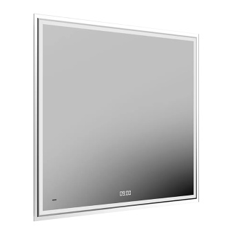 Зеркало TECNO c LED Kerama Marazzi 90 с подсветкой с функцией антизапотевание, белый глянцевый TE.mi.90