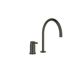 Смеситель для раковины Ramonsoler Adagio однорычажный на 2 отверстия графит 914702GR