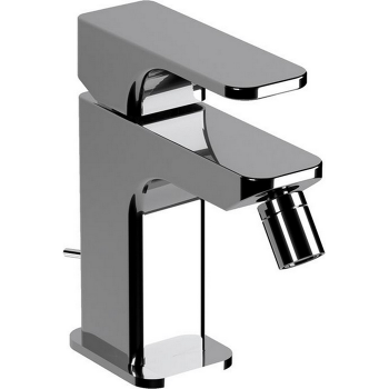 Смеситель для биде Cisal Cubic однорычажный, на 1 отверстие с донным клапаном, хром CU00055121